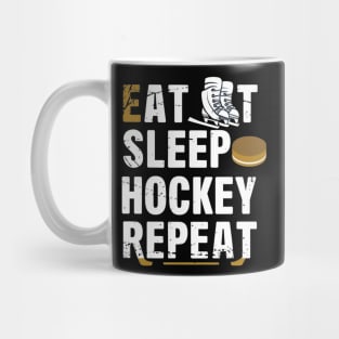 Eat Sleep Hockey Repeat Mug